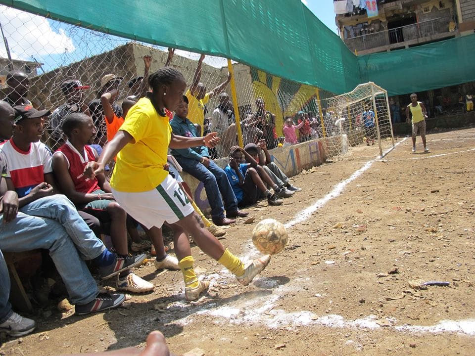 Mathare Environmental Slum Soccer tournamant4